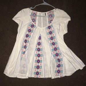 embroidered top